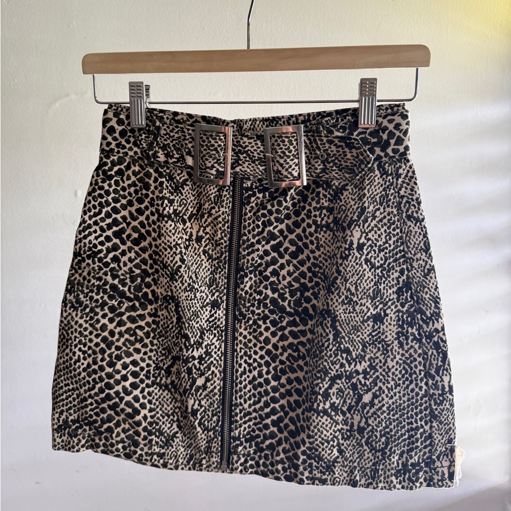 Leopard Print Women's Skirt